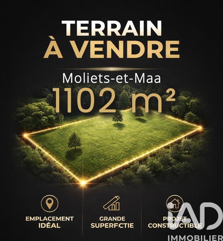 Terrain - 1 102 m²