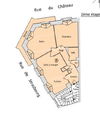 Appartement - 65 m² - 3 pièces