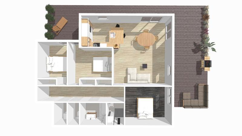 Appartement - 87 m² - 4 pièces