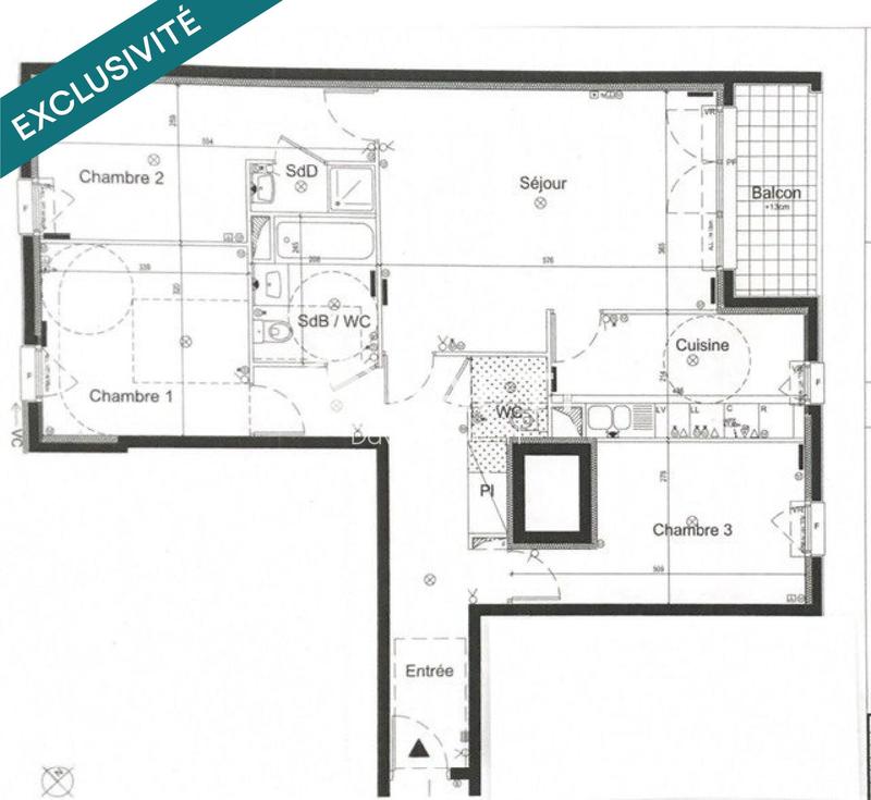 Appartement - 88 m² - 4 pièces