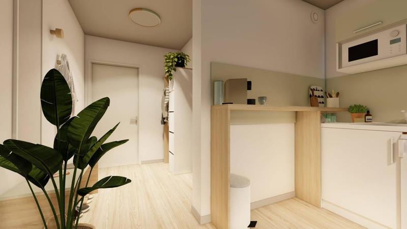 Appartement - 17 m² - 1 pièce