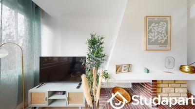 Chambre - 12 m² - 1 pièce