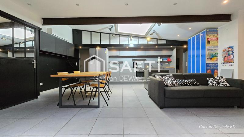 Loft - 60 m² - 3 pièces