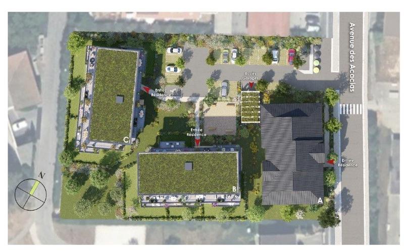 Appartement - 43 m² - 2 pièces