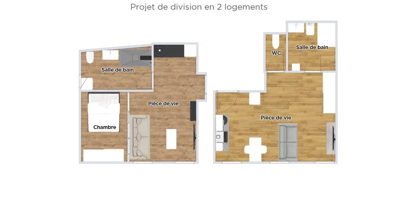 Appartement - 66 m² - 3 pièces
