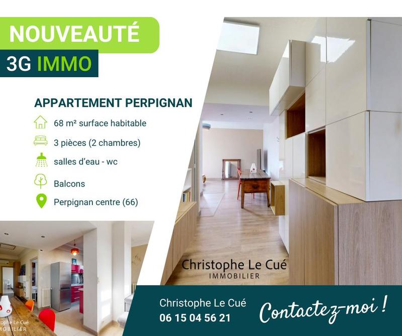 Appartement - 69 m² - 3 pièces