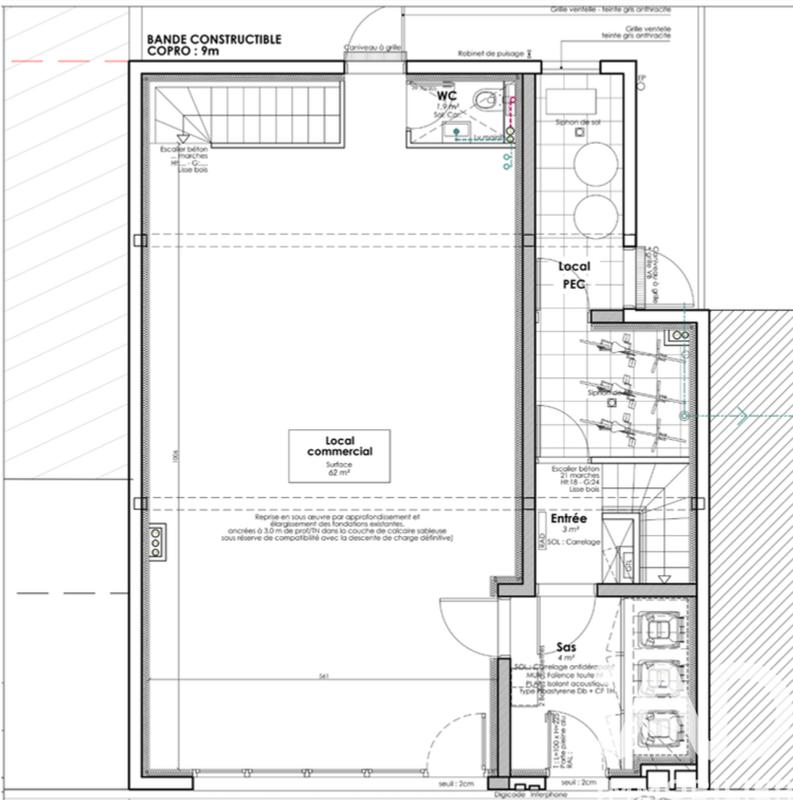 Maison - 218 m² - 3 pièces