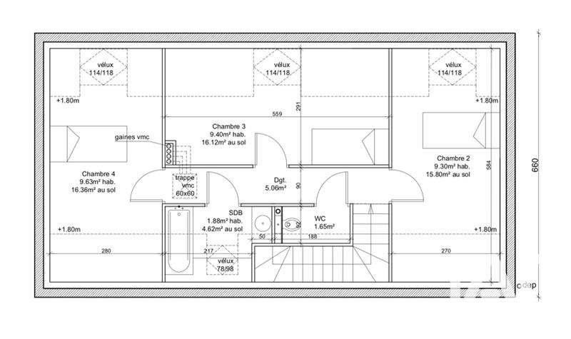 Maison - 140 m² - 7 pièces