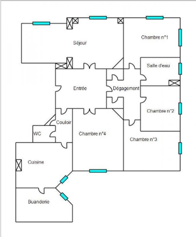 Appartement bourgeois - 141 m² - 5 pièces