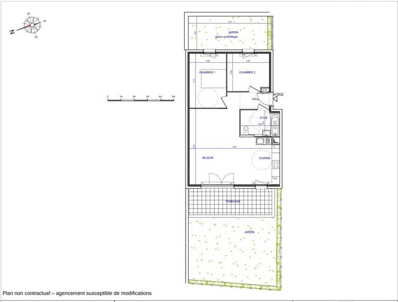 Appartement - 62 m² - 3 pièces