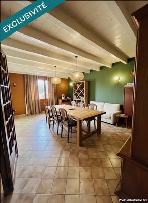 Maison - 90 m² - 5 pièces