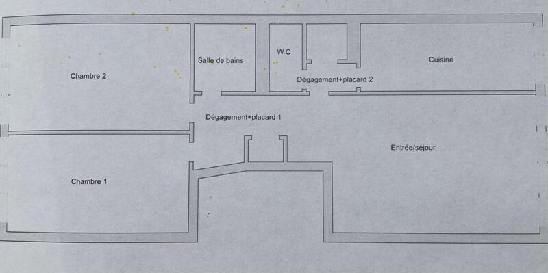 Appartement - 55 m² - 3 pièces