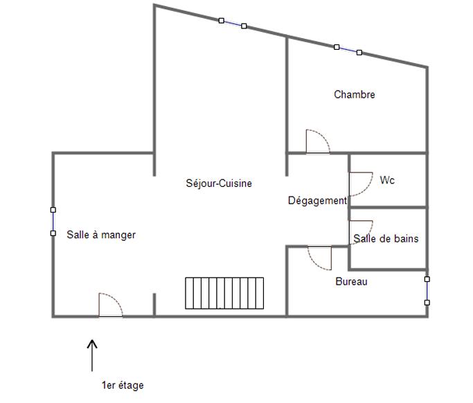 Appartement - 63 m² - 4 pièces