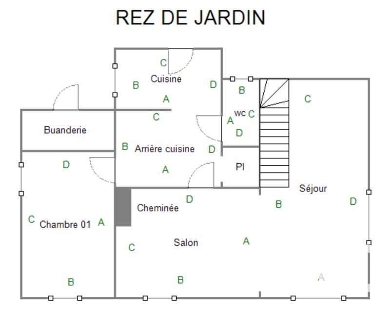 Maison - 90 m² - 5 pièces