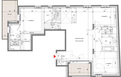 Appartement - 92 m² - 4 pièces