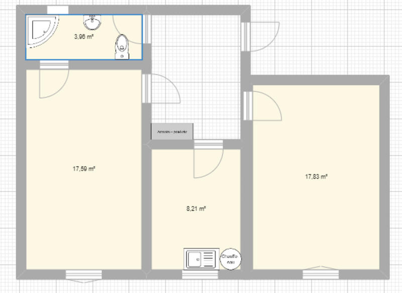 Appartement - 54 m² - 2 pièces