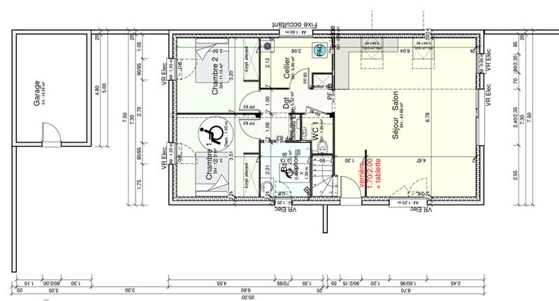 Maison - 103 m² - 3 pièces