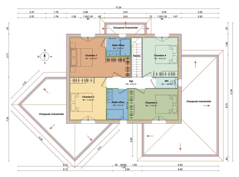Maison - 132 m² - 6 pièces