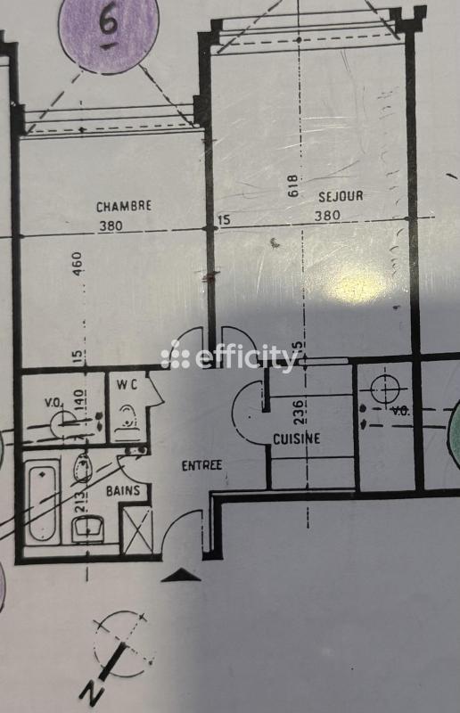 Appartement - 58 m² - 2 pièces