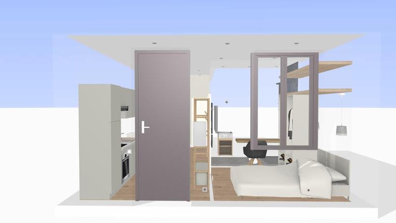 Appartement - 33 m² - 3 pièces