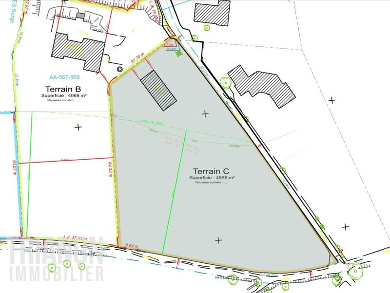 Terrain constructible - 4 868 m²