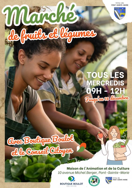 Un marché de fruits et légumes au quartier Debussy : un rendez-vous hebdomadaire à ne pas manquer !