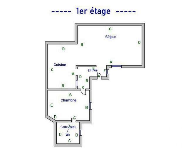 Appartement - 31 m² - 2 pièces