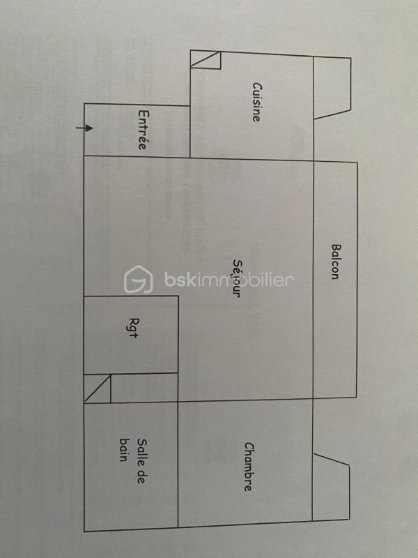 Appartement - 46 m² - 2 pièces