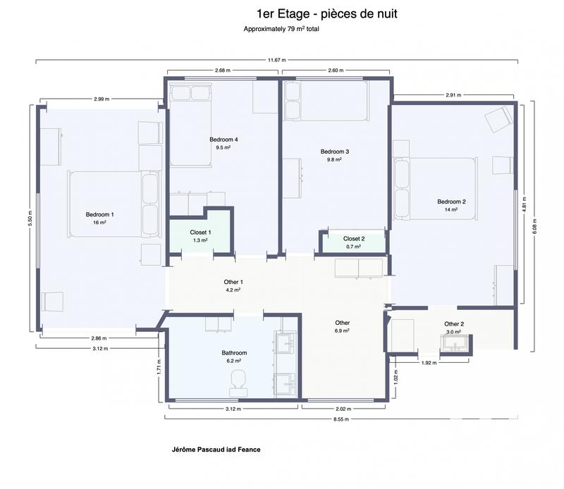 Maison - 180 m² - 7 pièces