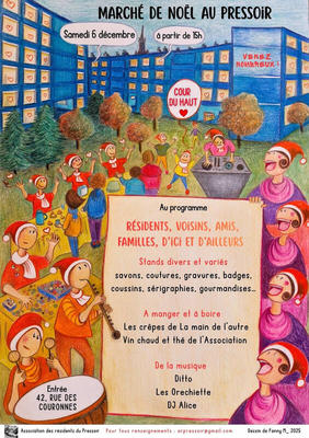 Marché de noël de la résidence du pressoir