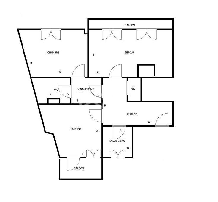 Appartement - 39 m² - 2 pièces