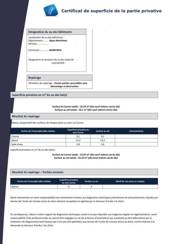 Studio - 19 m² - 1 pièce