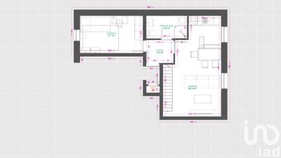 Appartement - 35 m² - 2 pièces