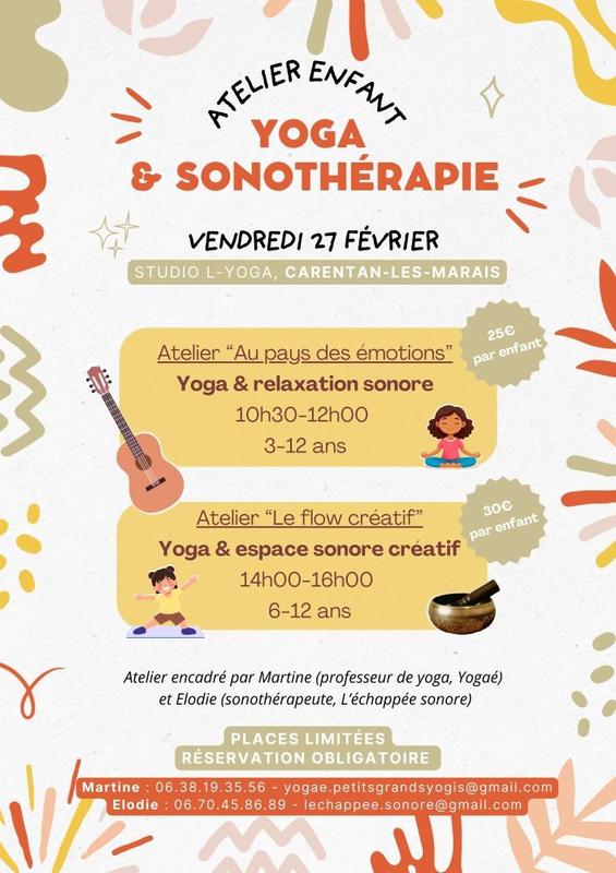 Atelier enfant : yoga &amp; sonothérapie