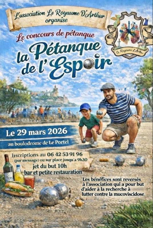 Tournoi de Pétanque par le Royaume d'Arthur