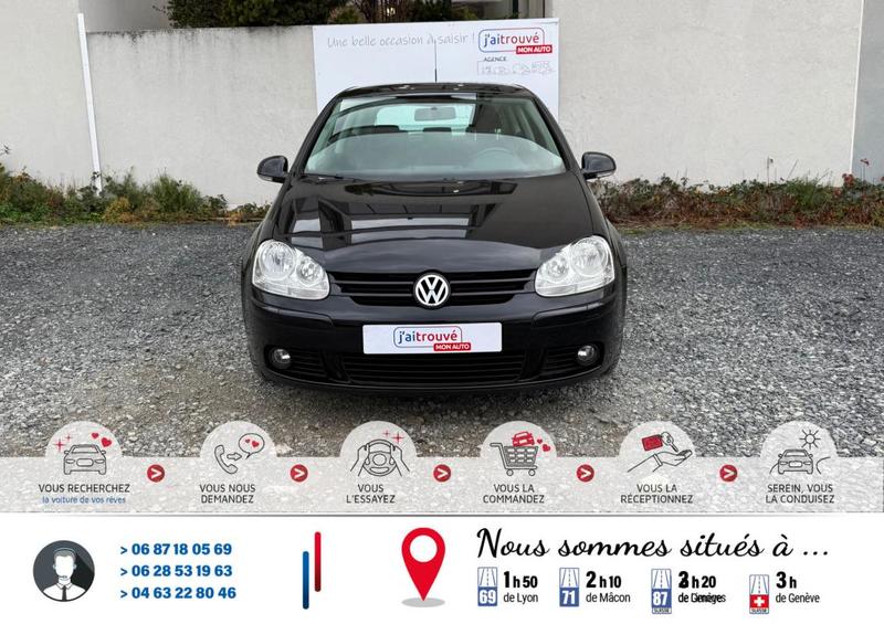 Volkswagen Golf V 1.6 I 105cv Confortline*Ct Révision Kit Distribution Entretien Complet*Véhicule Sous Garantie*100 Points de Contrôles*CarteGrise Moitié prix (Véhicule plus 10 ans)*Pneus 4 saisons ("M+S")*Sièges chauffant*Régulateur limiteur vitesse*Clim