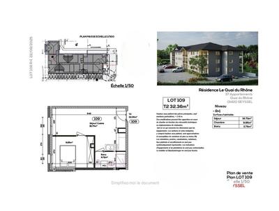 Appartement - 32 m² - 2 pièces