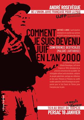 Conférence gesticulée Comment je suis devenu juif en l'an 2000