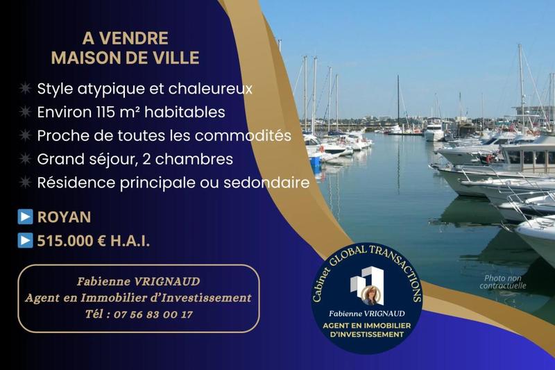 Maison de ville - 115 m² - 3 pièces