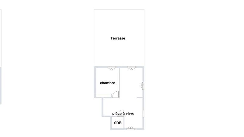 Appartement - 43 m² - 2 pièces