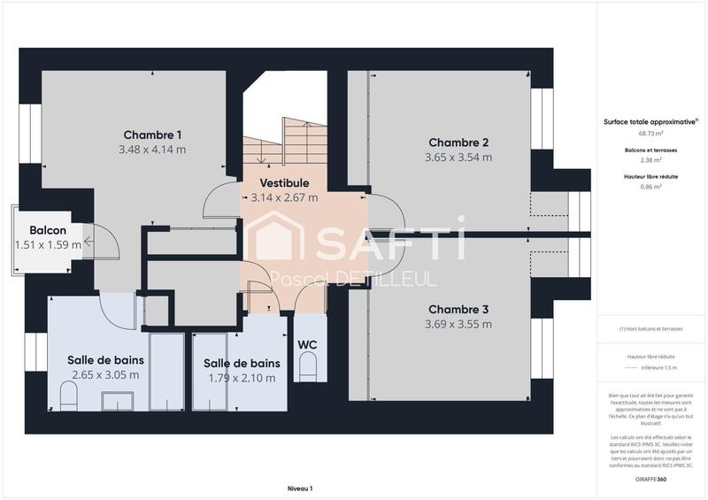 Maison - 193 m² - 7 pièces