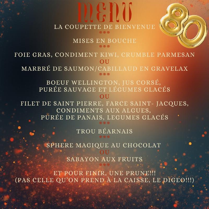 Viens réveillonner Chez Camy !