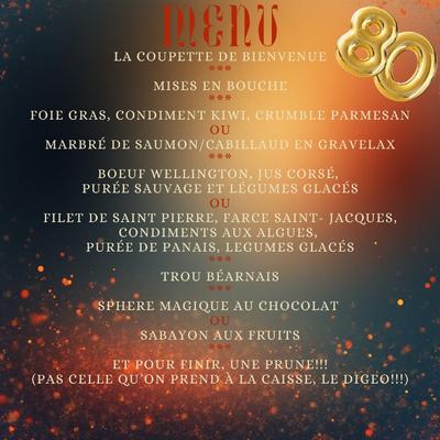 Viens réveillonner Chez Camy !