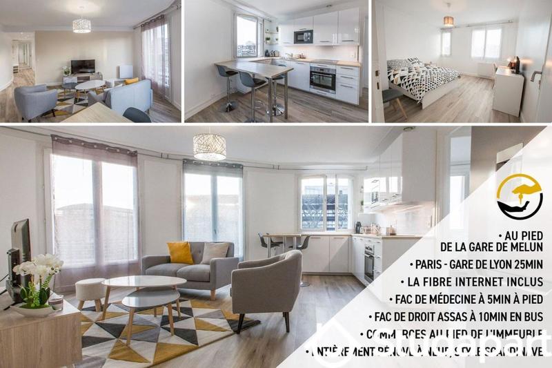 Chambre - 10 m² - 1 pièce