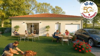 Maison - 90 m² - 5 pièces