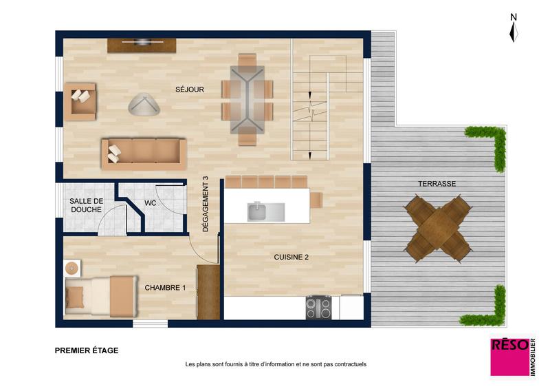 Appartement - 186 m² - 7 pièces