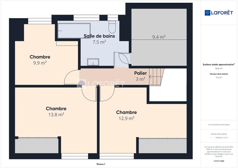 Maison traditionnelle - 121 m² - 6 pièces