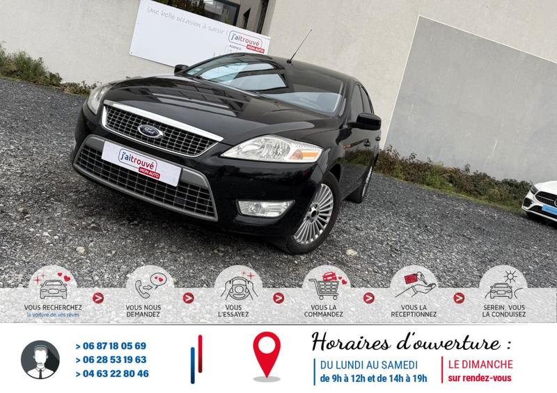 Ford Mondeo 1.8 Tdci 125cv Bv6 Titanium édition*Ct Révision Kit Distribution Entretien Complet*Véhicule Sous Garantie*100 Points de Contrôles*CarteGrise Moitié prix (Véhicule plus 10 ans)*Vitres teintées*Régulateur limiteur vitesse*Climatisation*Accoudoir