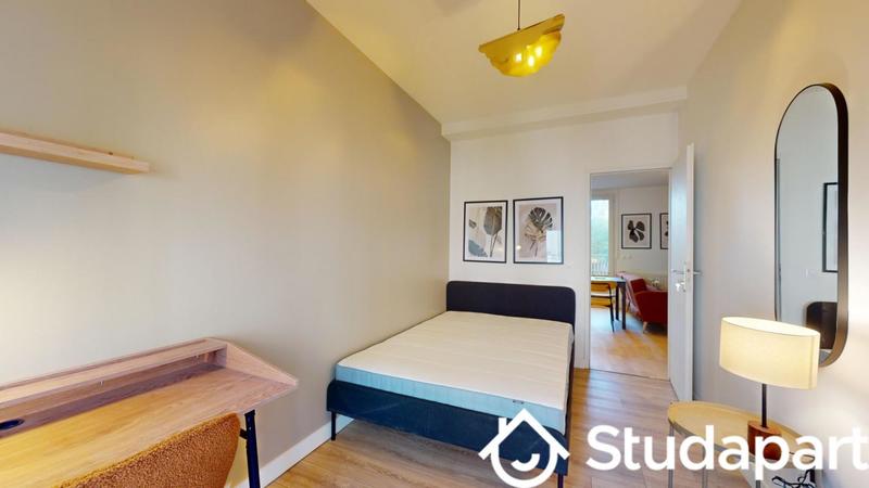 Chambre - 9 m² - 1 pièce