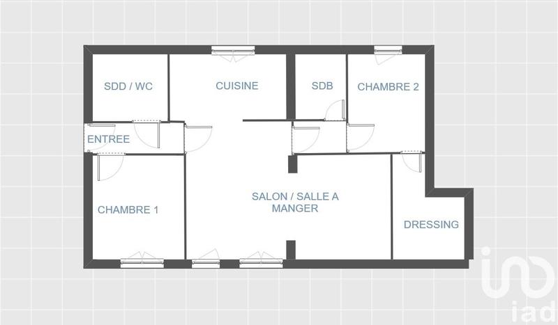 Appartement - 89 m² - 3 pièces